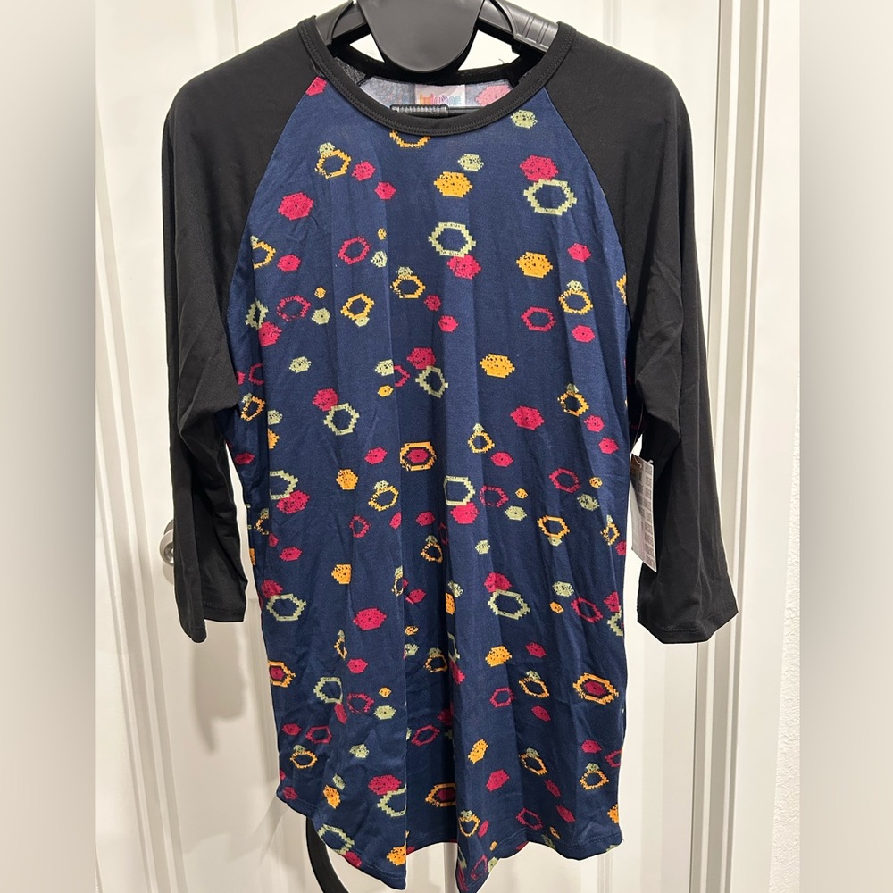 LulaRoe Randy blue top